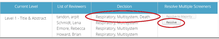 SWIFT-Active Screener FAQ - Conflict Report